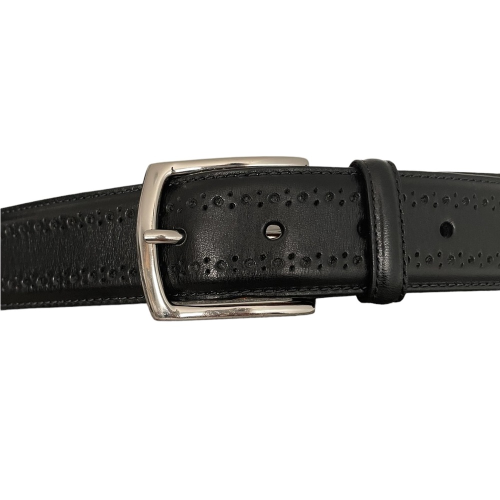 Allen Edmonds Black Leather Belt - Picture 5 of 11
